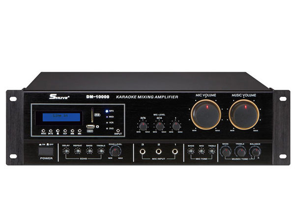 DM-10000  專業(yè)卡拉OK功放機(jī)1、帶藍(lán)牙，USB/SD(播放MP3)